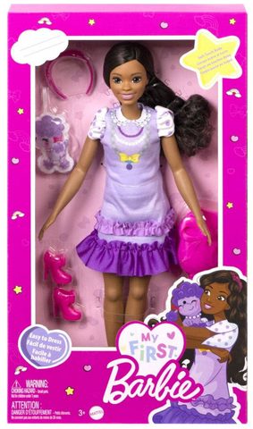 MATTEL BRB Panenka moje první Barbie set s doplňky 4 druhy