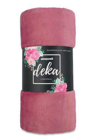 Deka MF UNI SLEEP WELL starorůžová 150x200 cm
