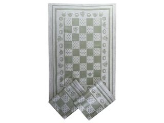 Utěrka Extra savá 50x70 Konvička/puntík olivová - 3 ks