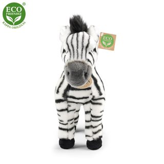 Plyšová zebra stojící 30 cm
