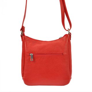 Kožená crossbody dámská kabelka Patrizia Piu tmavě šedá