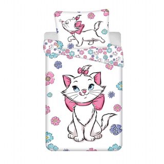 Povlečení Marie Cat Floral 140x200, 70x90 cm
