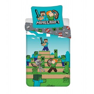 Povlečení bavlna Minecraft We Got This 140x200, 70x90 cm