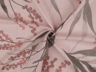 Bavlněná látka / plátno listy / rostliny šíře 220 cm