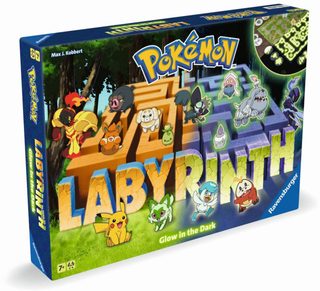 RAVENSBURGER HRA Labyrinth Pokémon noční edice svítí ve tmě 2v1