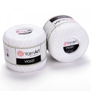 Bavlněná příze háčkovací Violet 50 g