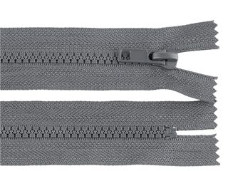 Zip kostěný šíře 5 mm délka 18 cm černý