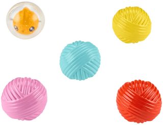 FISHER PRICE Baby kuličková dráha kočička věž + 5 kuliček pro miminko