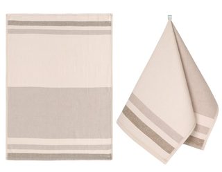 Kuchyňská utěrka 1 ks Béžová,Hnědá 134/405