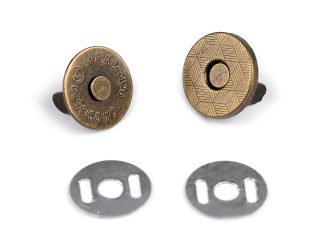 Magnetické zapínání tenké Ø14 mm sada 5 kusů