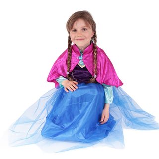 Dětský kostým princezna zimní království Anička DELUXE (M) e-obal