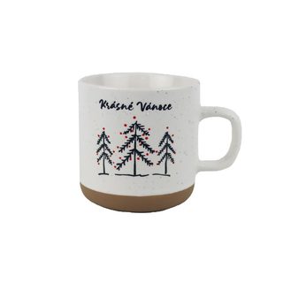 Porcelánový hrnek stromečky X8690 - 400ml; 345 g; D87xH89xBD70mm