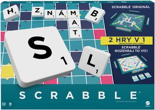 Scrabble originál 2v1 CZ (Mattel)