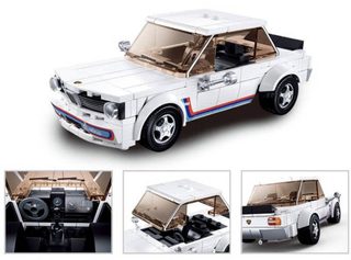 SLUBAN Model Bricks Auto klasický vůz 2002 277 dílků + 1 figurka STAVEBNICE