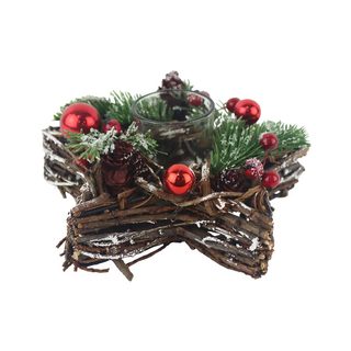 Svícen hvězda na jednu svíčku P2299 - 20 cm