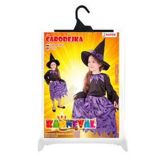 Karnevalový kostým čarodějnice/Halloween, vel. M
