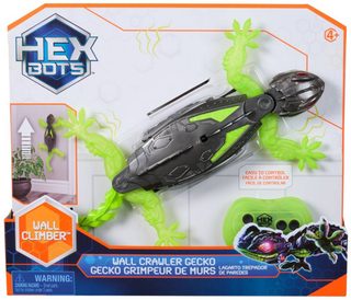 SPIN MASTER RC Gekon Hex Bots lezoucí po stěnách na baterie Světlo USB