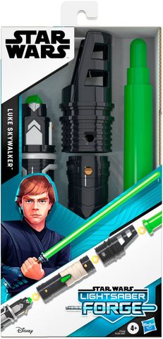 HASBRO STAR WARS Meč Luke Skywalker Lightsaber Forge zelený plast
