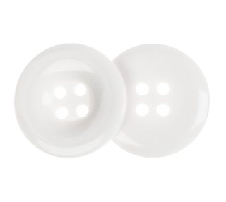 Knoflík sada 6 ks Bílá 306040