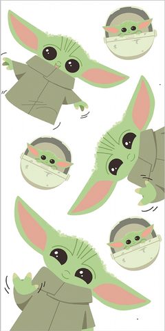 Plážová osuška Star Wars Baby Yoda 70x140 cm