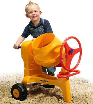 Wader dětská míchačka Construct žlutá 50649