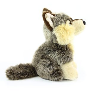 Plyšový vlk sedící 18 cm