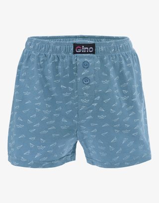 GINA dětské trenky volné chlapecké, šité, s potiskem 65016P