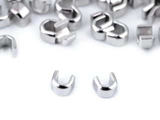 Koncovka na zip 3; 5; 8; 10 mm horní 10 gramů v sáčku