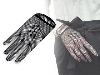 Společenské rukavičky síťované gotik