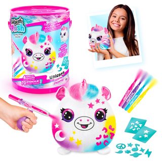 EP Line Airbrush Squish Pals Paint Can set plyšák k vybarvení 3 druhy