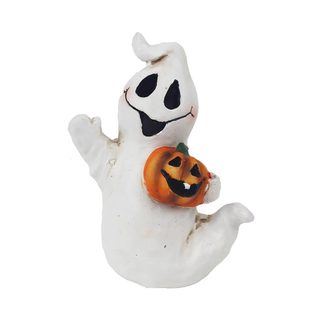 Halloweenská dekorace duch s LED osvětlením X5333 - 9,7 × 6,5 × 13,3 cm