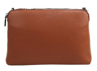 Černá crossbody dámská kabelka se třemi sekcemi Jessica