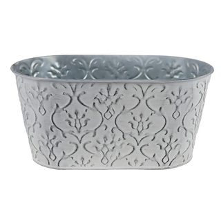 Květináč plechový ovál K3417/2 - 28 × 13 × 12 cm