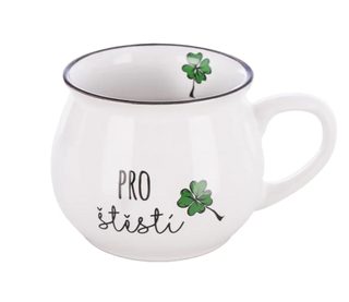 Hrnek keramický Pro štěstí O0638 - pr.9,5cm,v.7,5cm,o.300ml