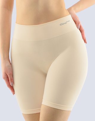 GINA dámské boxerky prodloužené, kratší nohavička, bezešvé, klasické,Bamboo PureLine 03017P