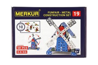 MERKUR Stavebnice 019 Mlýn 10 modelů 182 kusů