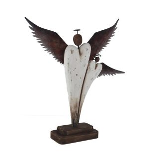 Dekorace andělé D7387/3 - 34 × 8 × 37 cm