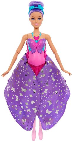 Barbie tanečnice s motýlími křídly 2v1 (proměna) Mattel