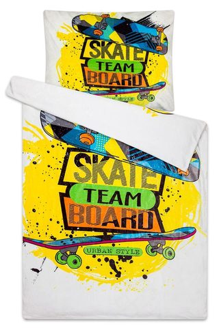 Povlečení mikroflanel Skate 140x200, 70x90 cm