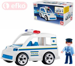 IGRÁČEK MultiGO Policista set policejní auto s figurkou STAVEBNICE