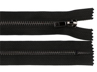 Kovový zip No 5 délka 12 cm (jeansový)
