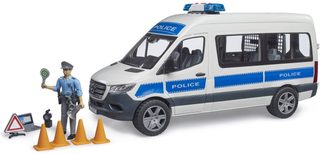 Bruder policejní MB Sprinter dodávka 1:16 (baterie, světlo, zvuk) 02683
