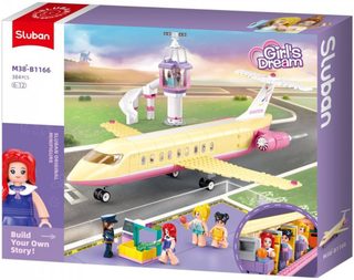 Sluban Girls Dream letadlo (384 dílků, 5 figurek)