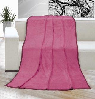 Přikrývka Korall micro jednolůžko Růžová 6014/019 150x200 cm