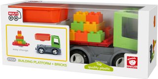 IGRÁČEK MultiGO Auto nákladní set 2 korby + kostky 9ks