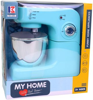Kuchyňský dětský robot modrý na baterie Světlo Zvuk plast