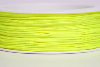 Kreativní šnůrka šíře 1mm neonově žlutá návin 50 m