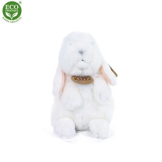 Plyšový králík bílý stojící 18 cm ECO-FRIENDLY