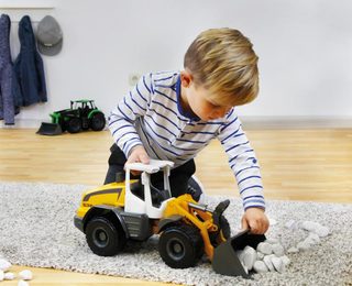 Funkční Nakladač Worxx Liebherr L538 - 49 cm, Měřítko 1:15, v Krabici
