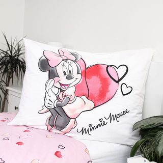 Povlečení Minnie White 140x200, 70x90 cm